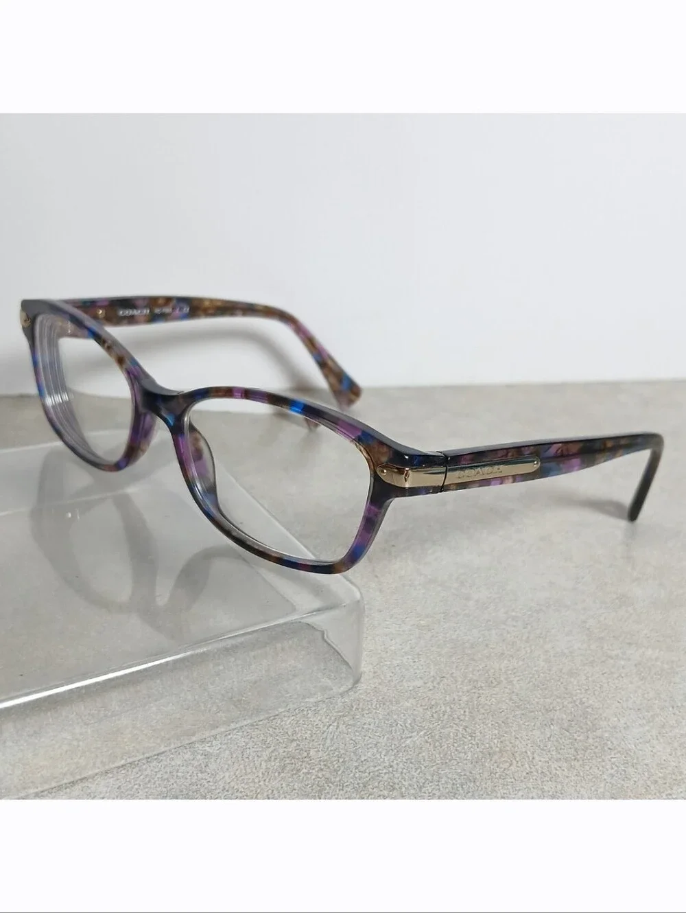 Coach Eyeglasses Confetti Purple HC 6065 5288 Authentic Glasses Frame + Case